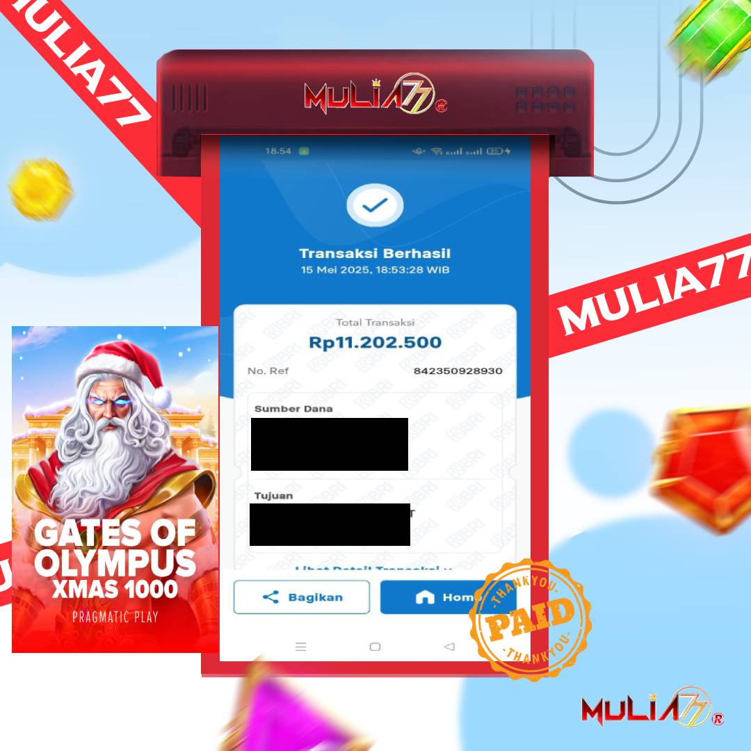 Menang Jackpot Slot Online Gacor MULIA77 Resmi Rp 11.202.500