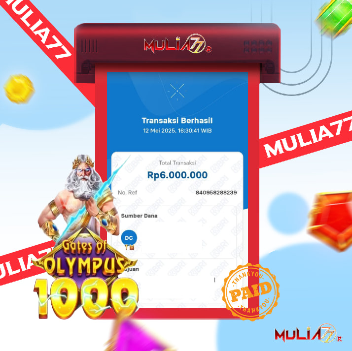 Menang Jackpot Slot Online Gacor MULIA77 Resmi Rp 6.000.000