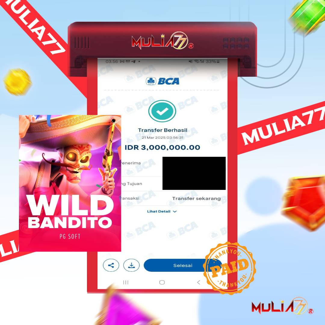 Menang Jackpot Slot Online Gacor MULIA77 Resmi Rp 3.000.000