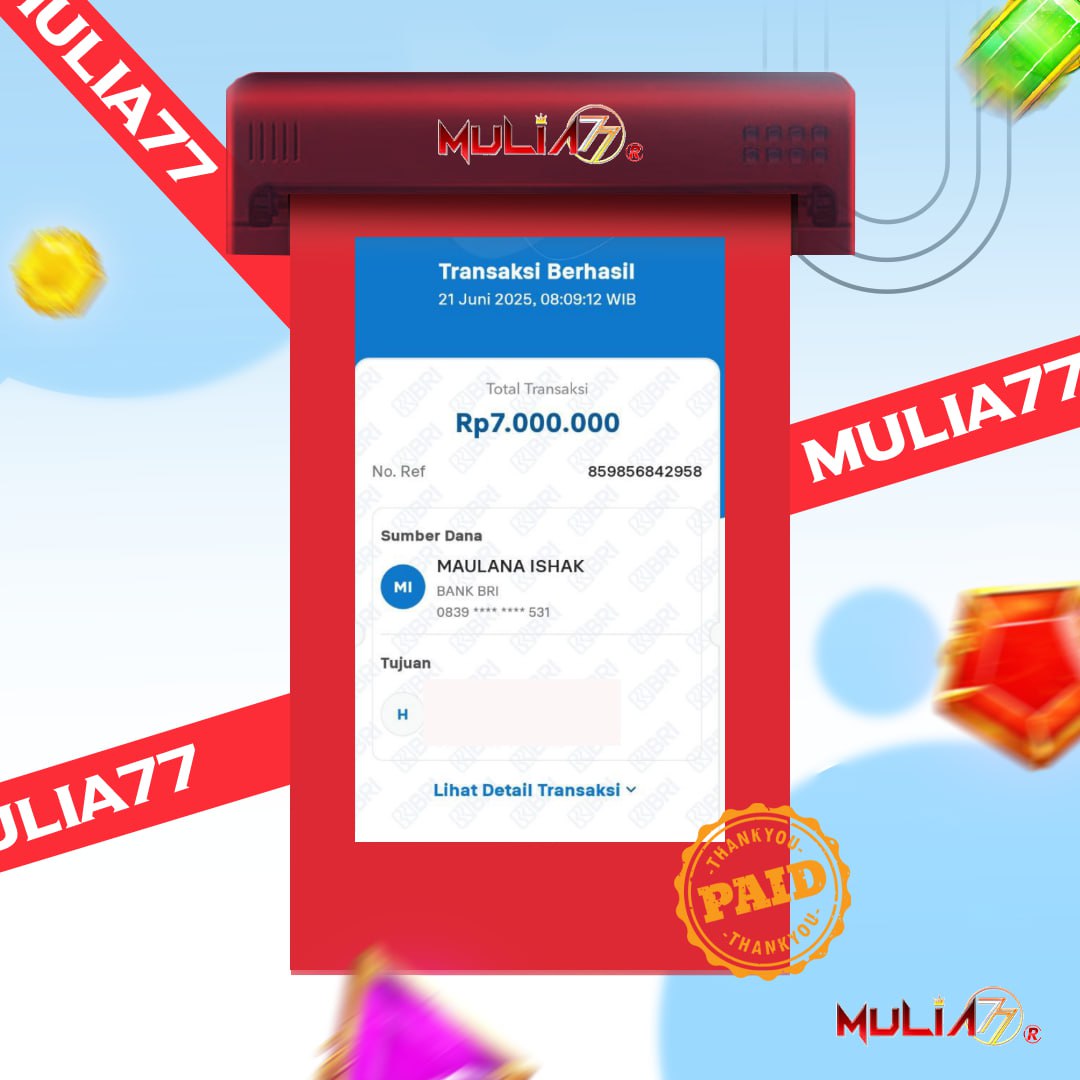 Menang Jackpot Slot Online Gacor MULIA77 Resmi Rp 7.000.000