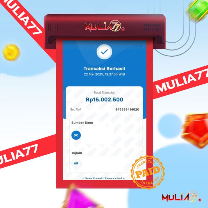 Menang Jackpot Slot Online Gacor MULIA77 Resmi Rp 15.000.000