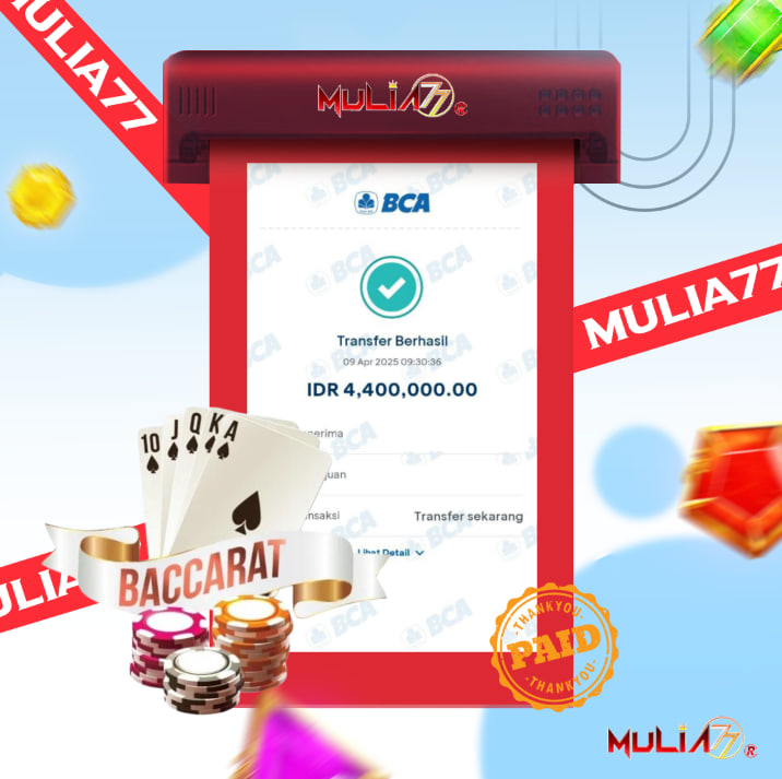 Menang Jackpot Slot Online Gacor MULIA77 Resmi Rp 4.400.000