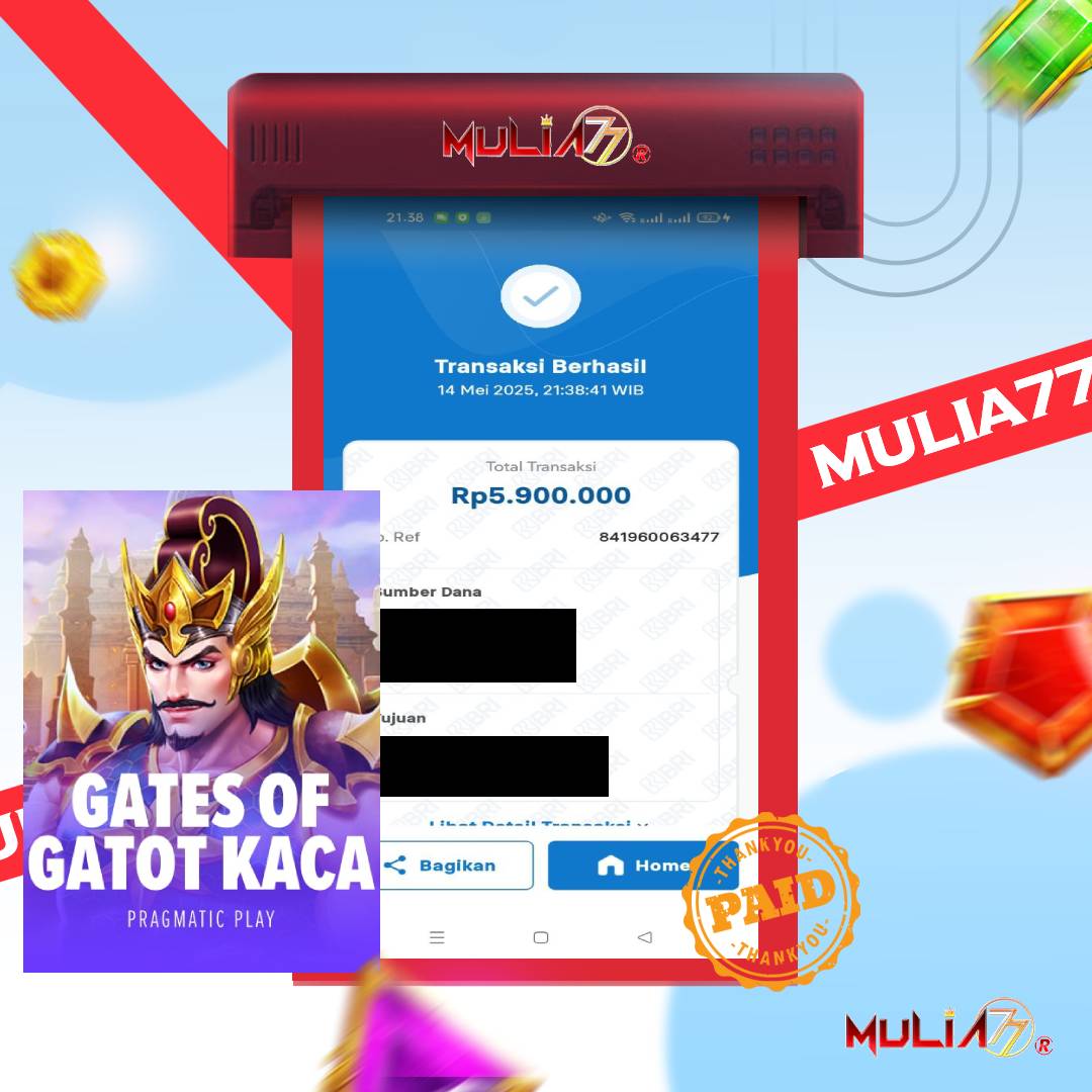 Menang Jackpot Slot Online Gacor MULIA77 Resmi Rp 5.900.000