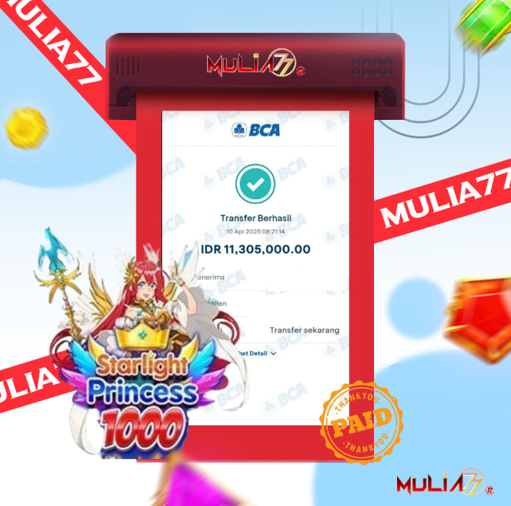 Menang Jackpot Slot Online Gacor MULIA77 Resmi Rp 11.305.000
