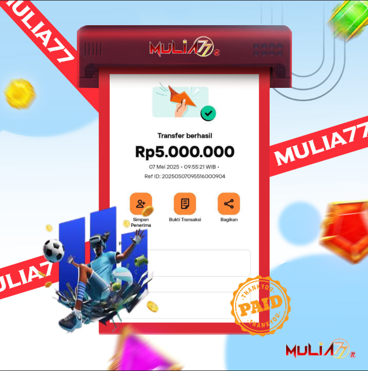 Menang Jackpot Slot Online Gacor MULIA77 Resmi Rp 5.000.000