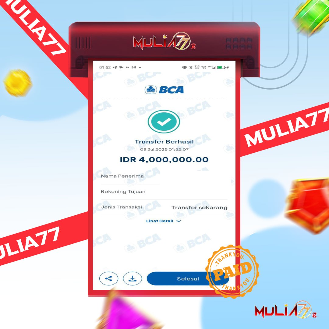 Menang Jackpot Slot Online Gacor MULIA77 Resmi Rp 4.000.000