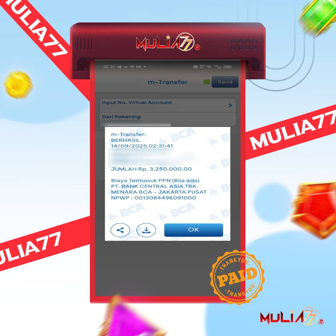 Menang Jackpot Slot Online Gacor MULIA77 Resmi Rp3.250.000