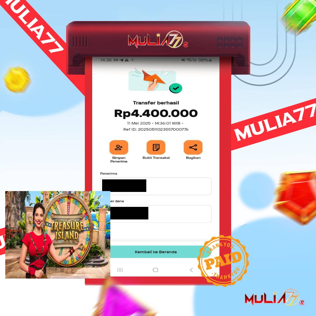 Menang Jackpot Slot Online Gacor MULIA77 Resmi Rp 4.400.000