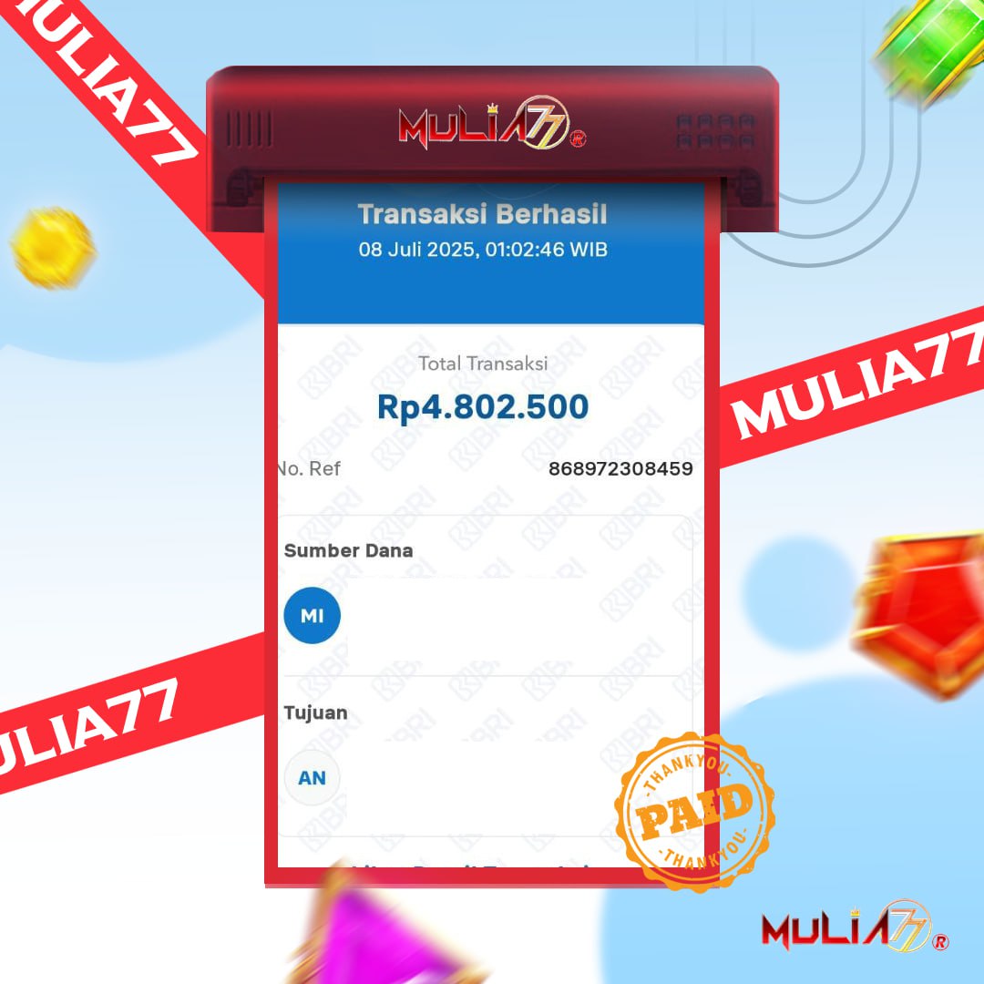 Menang Jackpot Slot Online Gacor MULIA77 Resmi Rp 4.800.000