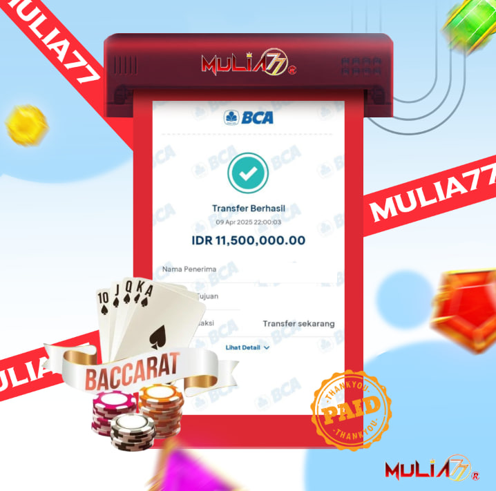 Menang Jackpot Slot Online Gacor MULIA77 Resmi Rp 11.500.000