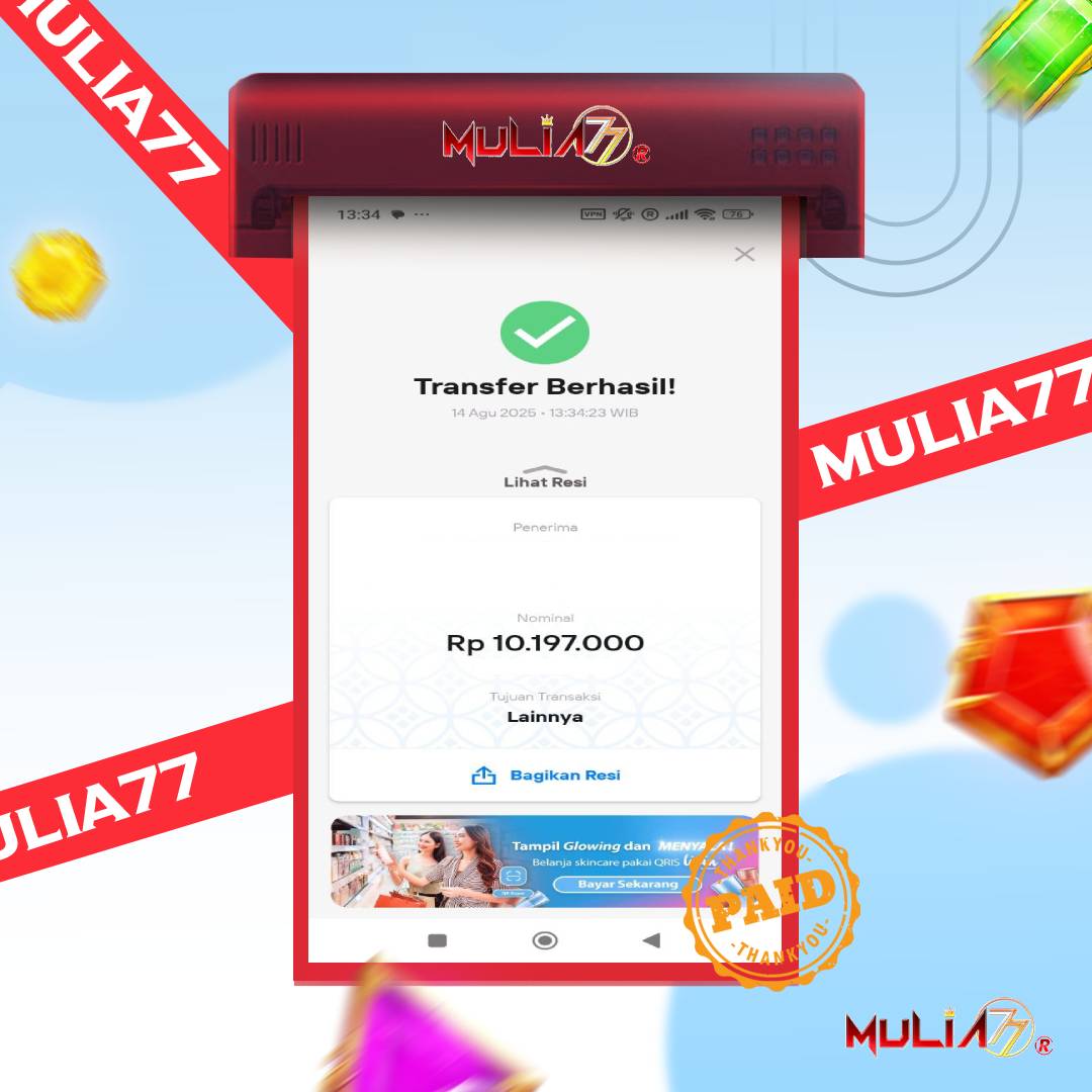 Menang Jackpot Slot Online Gacor MULIA77 Resmi Rp10.197.000