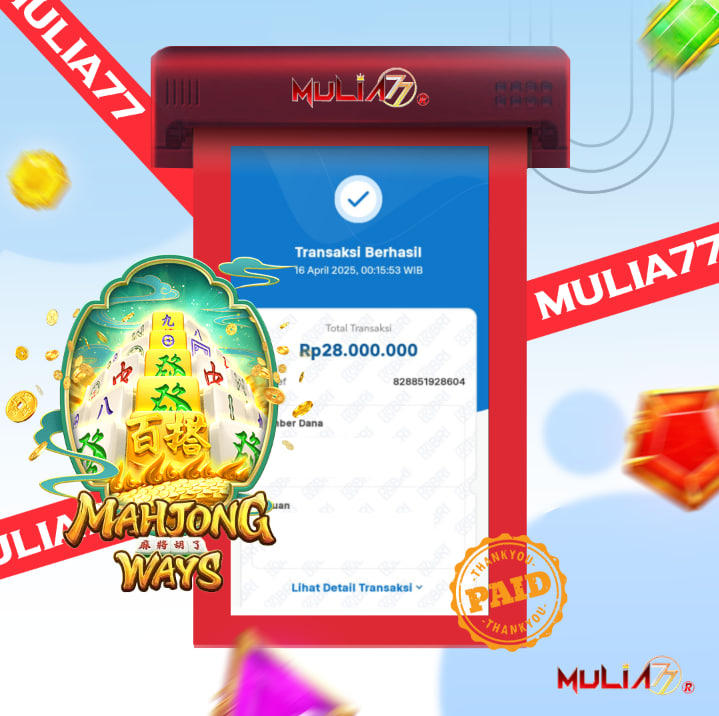 Menang Jackpot Slot Online Gacor MULIA77 Resmi Rp 28.000.000
