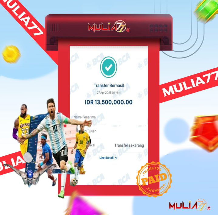 Menang Jackpot Slot Online Gacor MULIA77 Resmi Rp 13.500.000