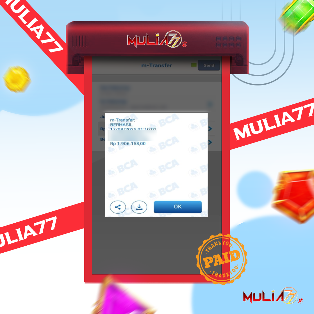 Menang Jackpot Slot Online Gacor MULIA77 Resmi Rp1.900.000