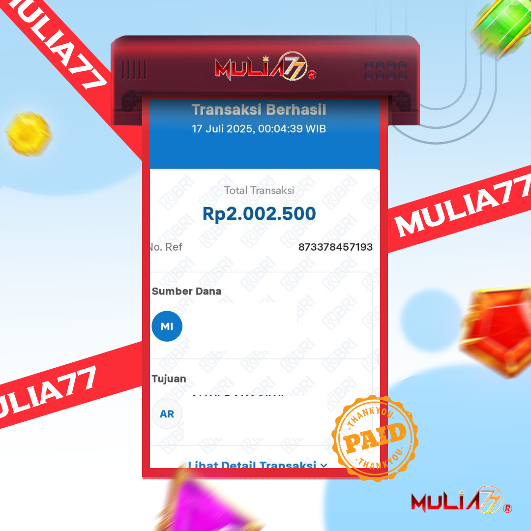 Menang Jackpot Slot Online Gacor MULIA77 Resmi Rp 2.000.000