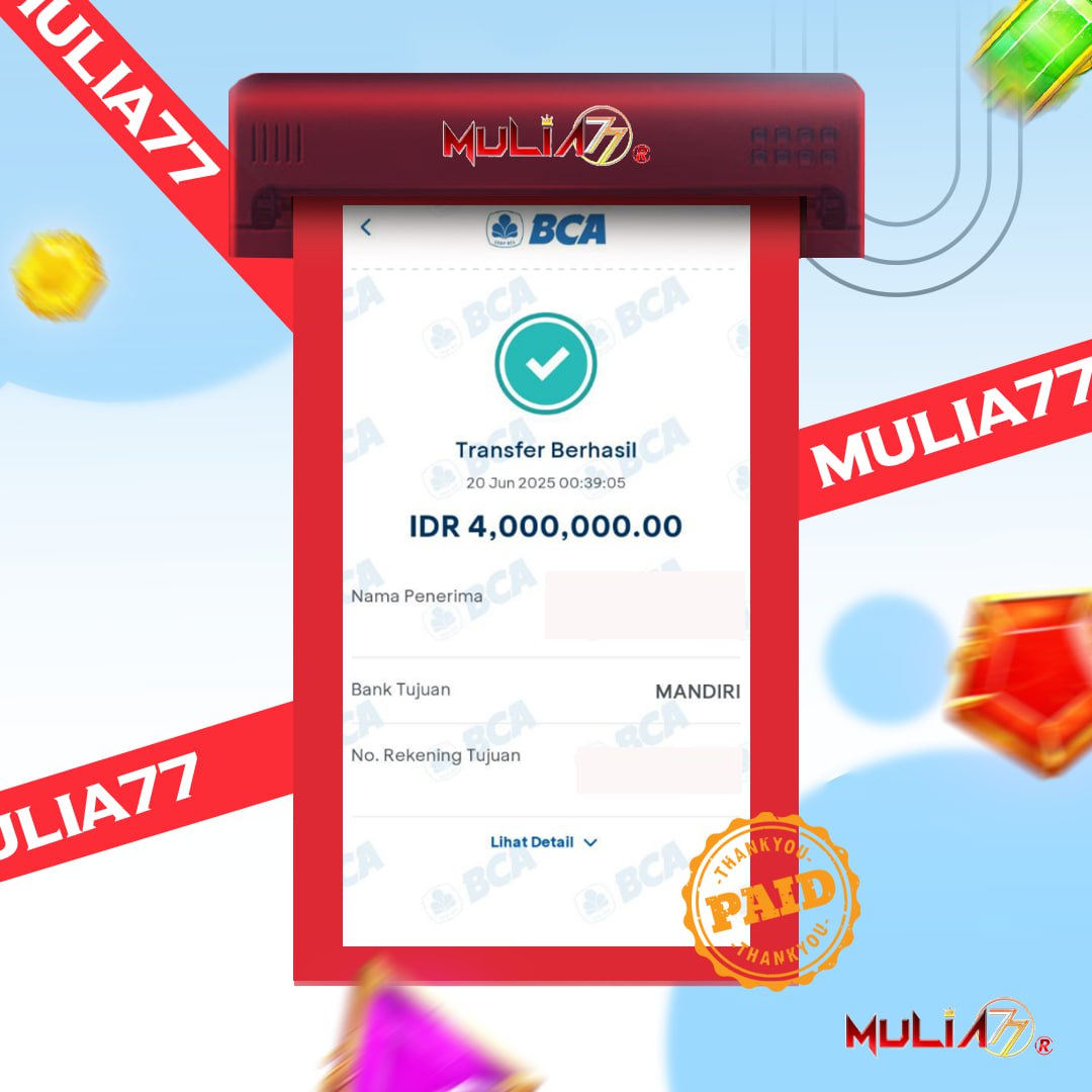 Menang Jackpot Slot Online Gacor MULIA77 Resmi Rp 4.000.000