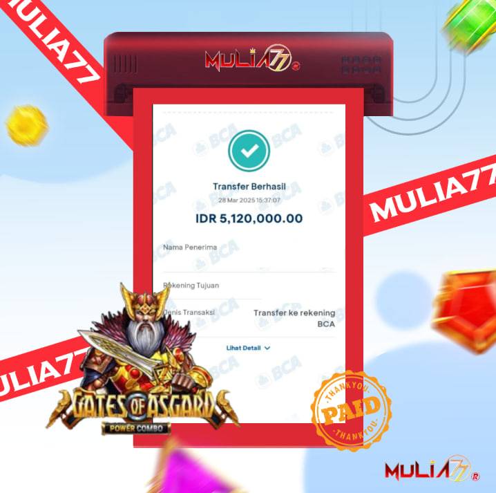 Menang Jackpot Slot Online Gacor MULIA77 Resmi Rp 5.120.000