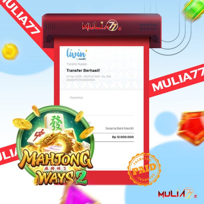 Menang Jackpot Slot Online Gacor MULIA77 Resmi Rp 12.000.000