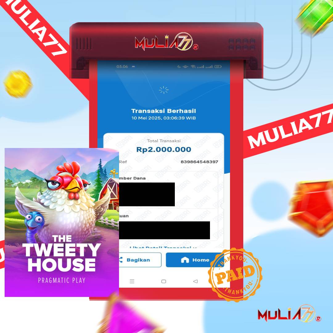 Menang Jackpot Slot Online Gacor MULIA77 Resmi Rp 2.000.000