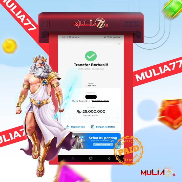 Menang Jackpot Slot Online Gacor MULIA77 Resmi Rp 25.000.000