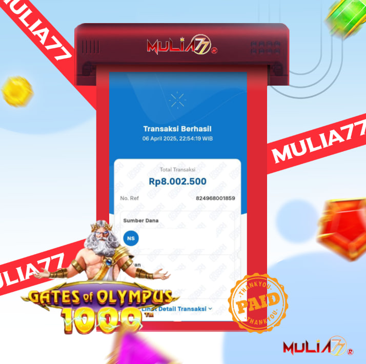 Menang Jackpot Slot Online Gacor MULIA77 Resmi Rp 8.000.000