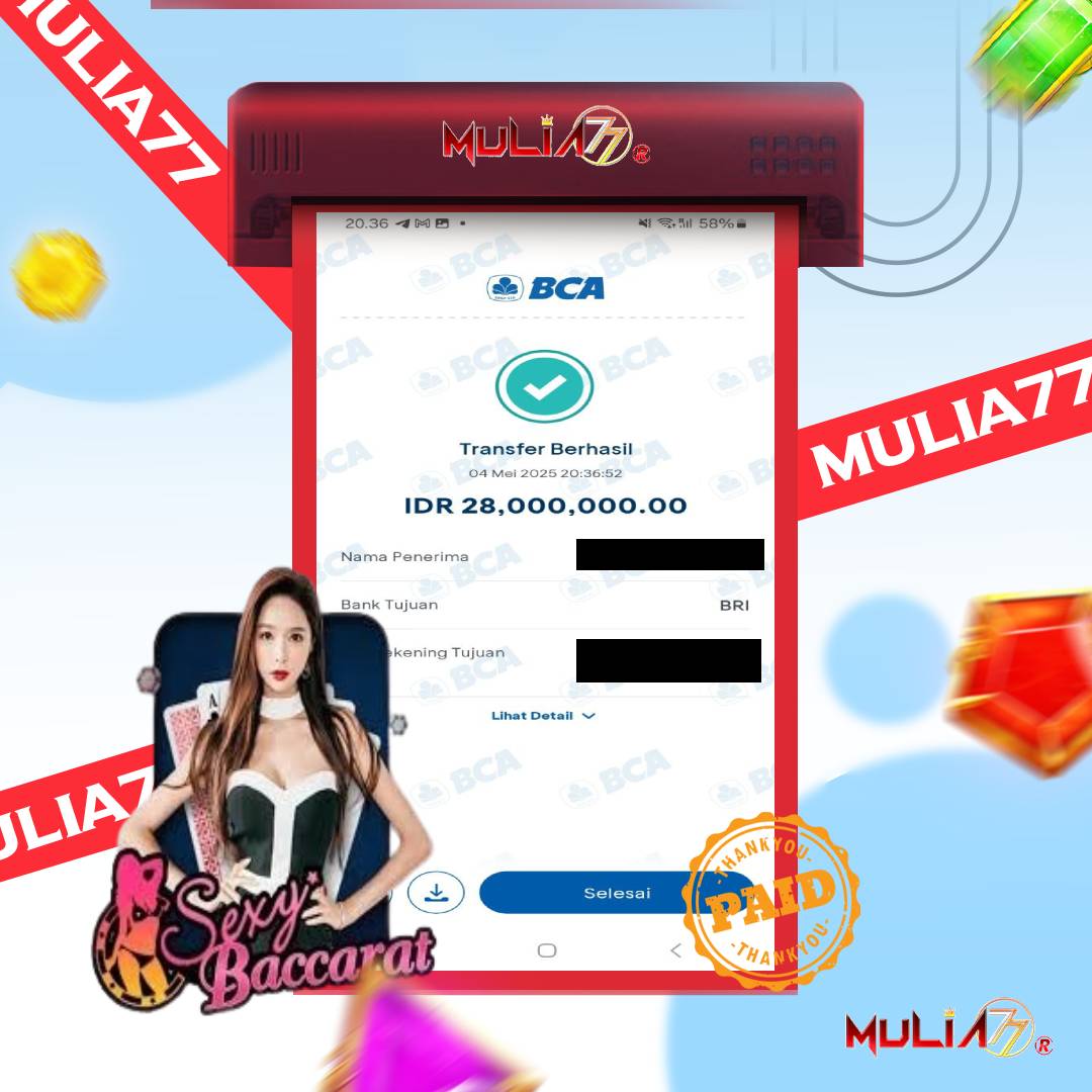 Menang Jackpot Slot Online Gacor MULIA77 Resmi Rp 28.000.000