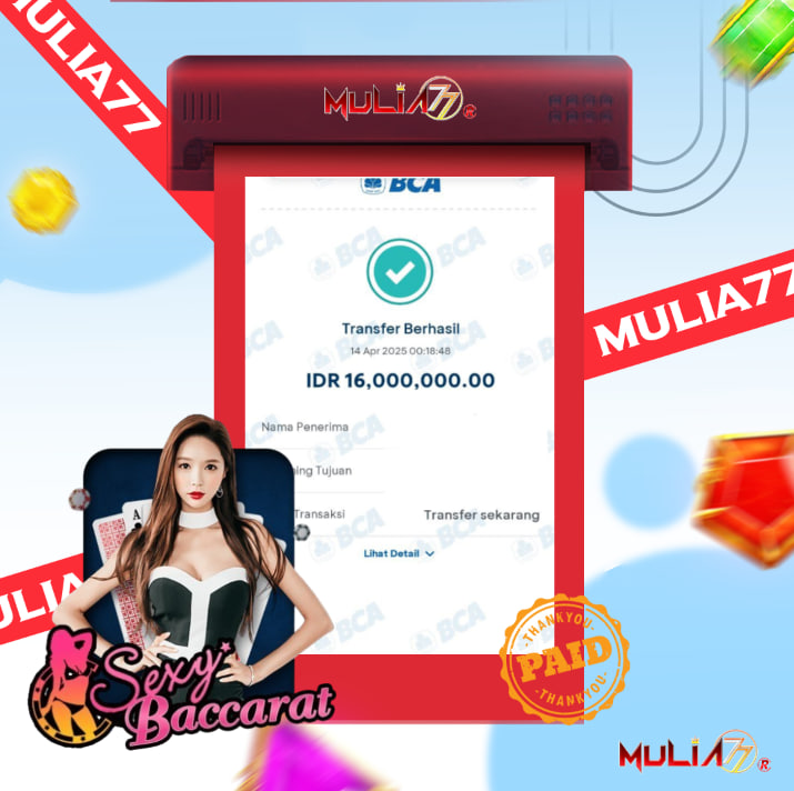 Menang Jackpot Slot Online Gacor MULIA77 Resmi Rp 16.000.000