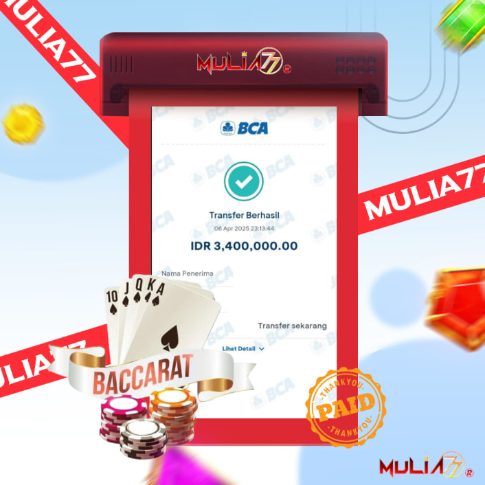 Menang Jackpot Slot Online Gacor MULIA77 Resmi Rp 3.400.000