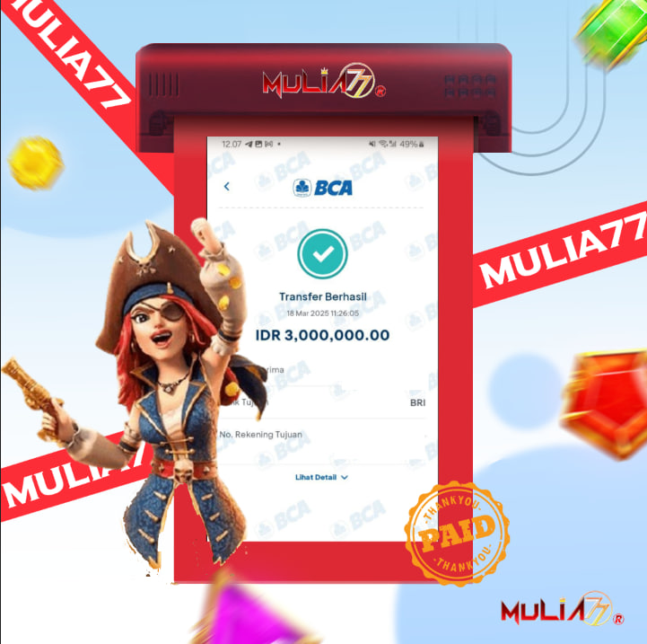 Menang Jackpot Slot Online Gacor MULIA77 Resmi Rp 3.000.000