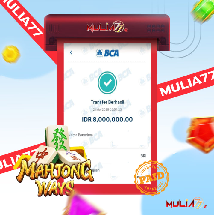 Menang Jackpot Slot Online Gacor MULIA77 Resmi Rp 8.000.000