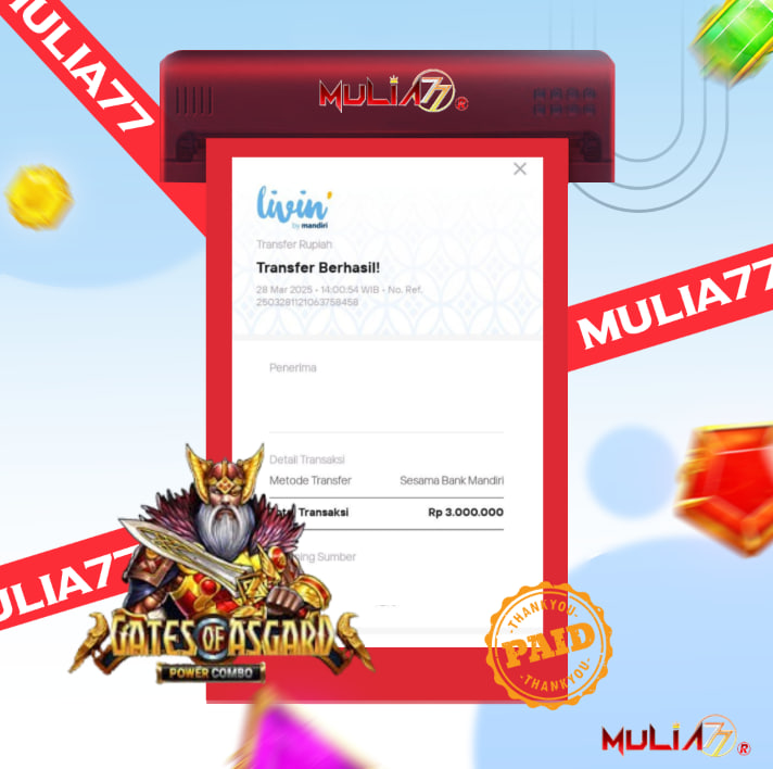 Menang Jackpot Slot Online Gacor MULIA77 Resmi Rp 3.000.000