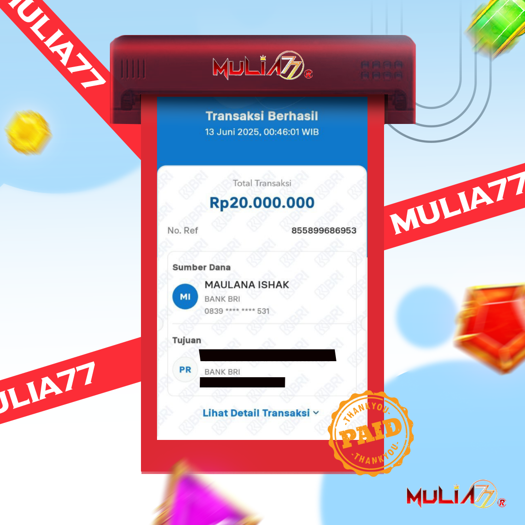 Menang Jackpot Slot Online Gacor MULIA77 Resmi Rp 20.000.000