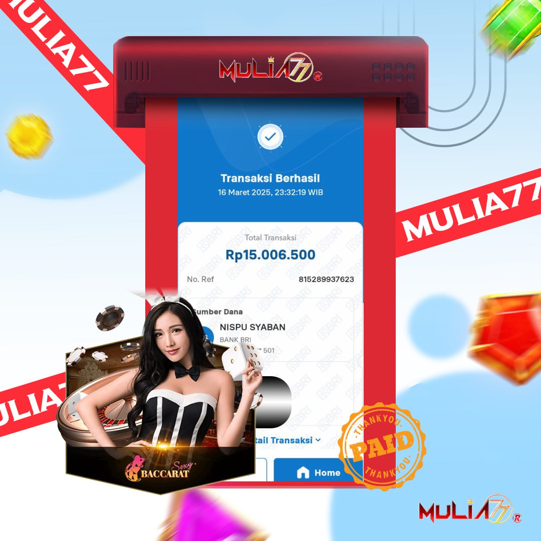 Menang Jackpot Slot Online Gacor MULIA77 Resmi Rp 15.006.500