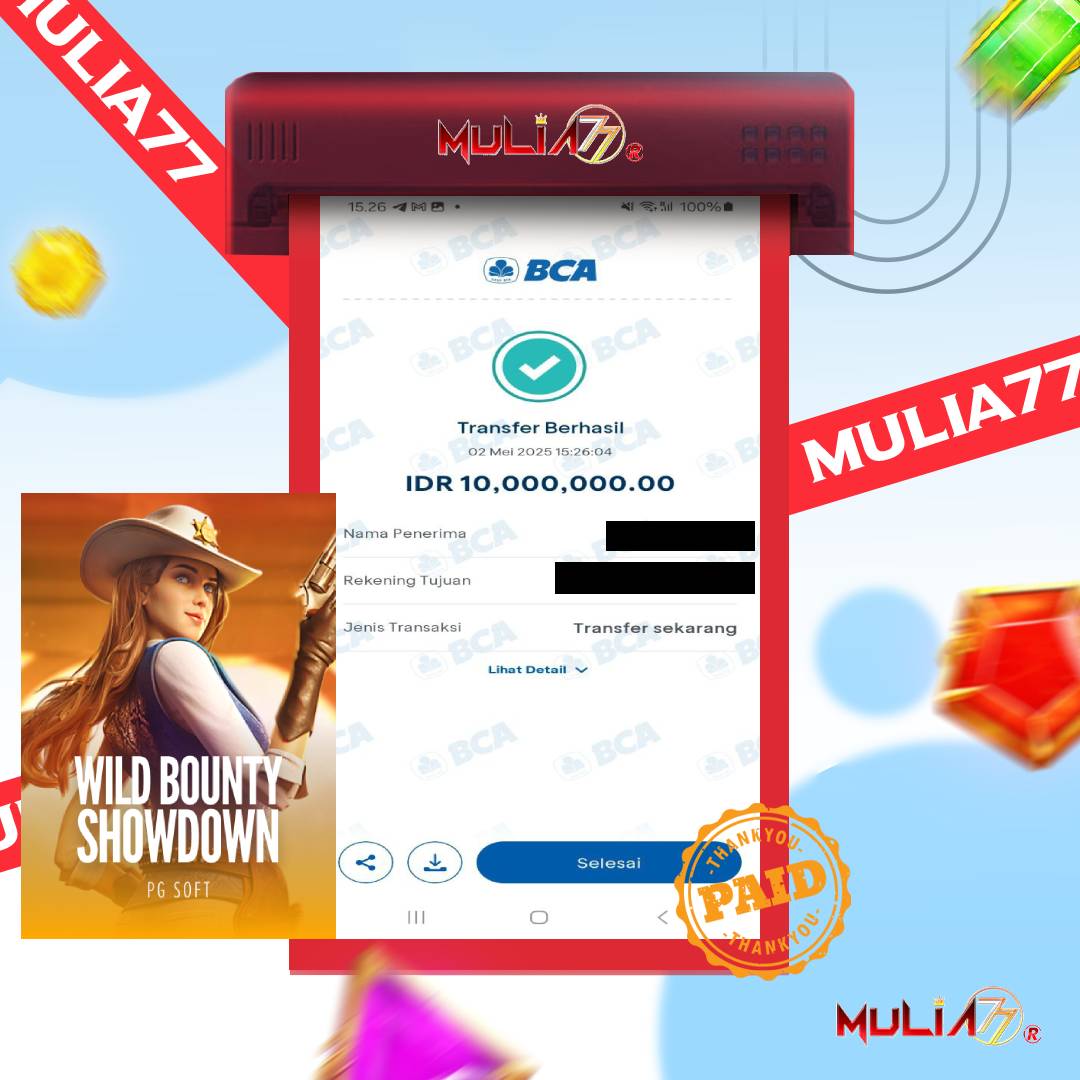 Menang Jackpot Slot Online Gacor MULIA77 Resmi Rp 10.000.000