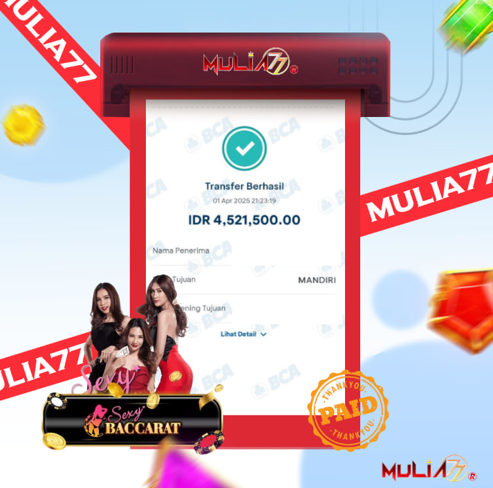 Menang Jackpot Slot Online Gacor MULIA77 Resmi Rp 4.519.000
