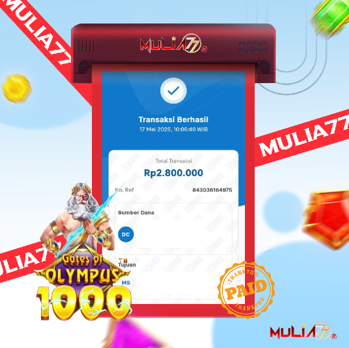 Menang Jackpot Slot Online Gacor MULIA77 Resmi Rp 2.800.000