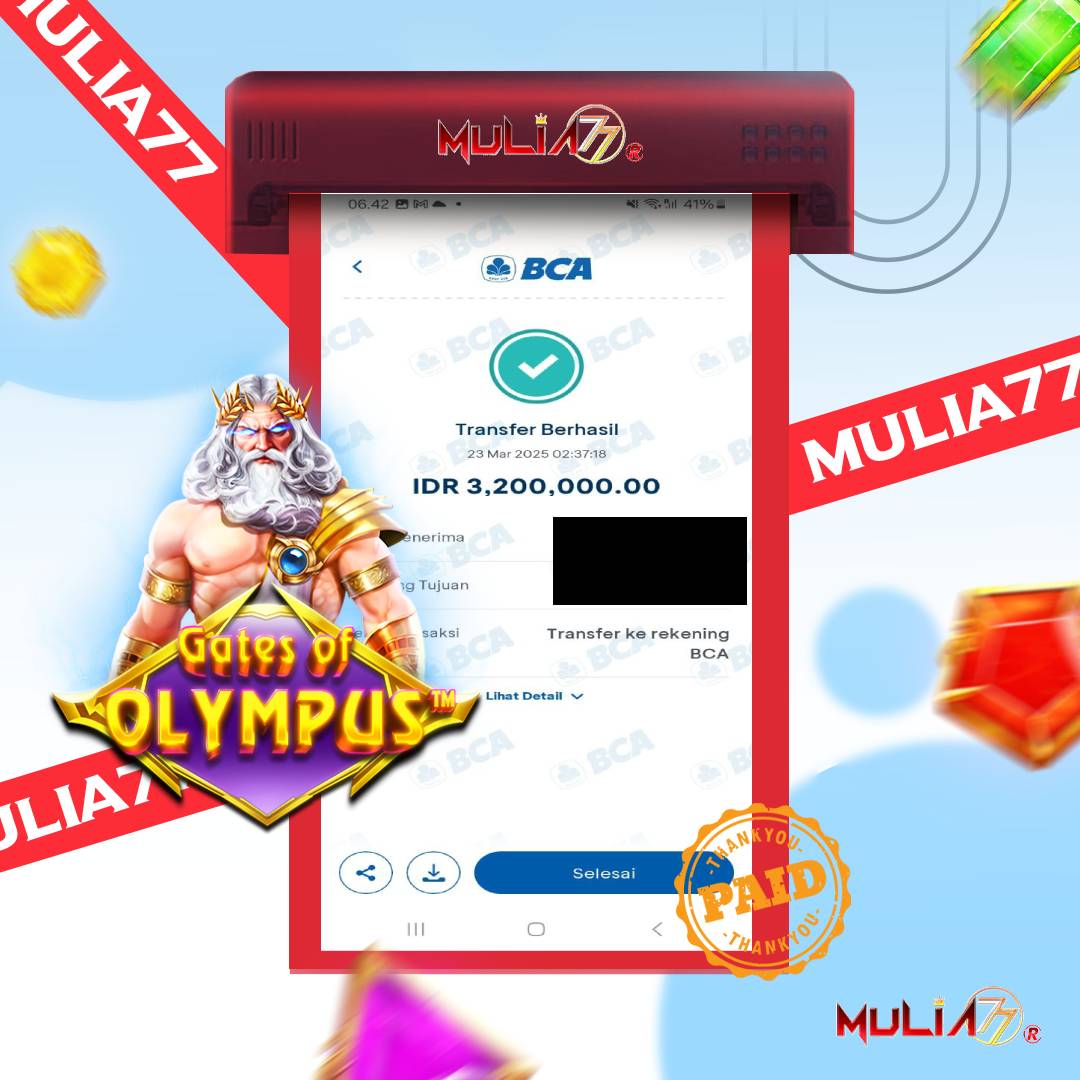 Menang Jackpot Slot Online Gacor MULIA77 Resmi Rp 3.200.000