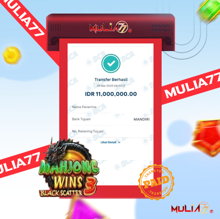 Menang Jackpot Slot Online Gacor MULIA77 Resmi Rp 11.000.000
