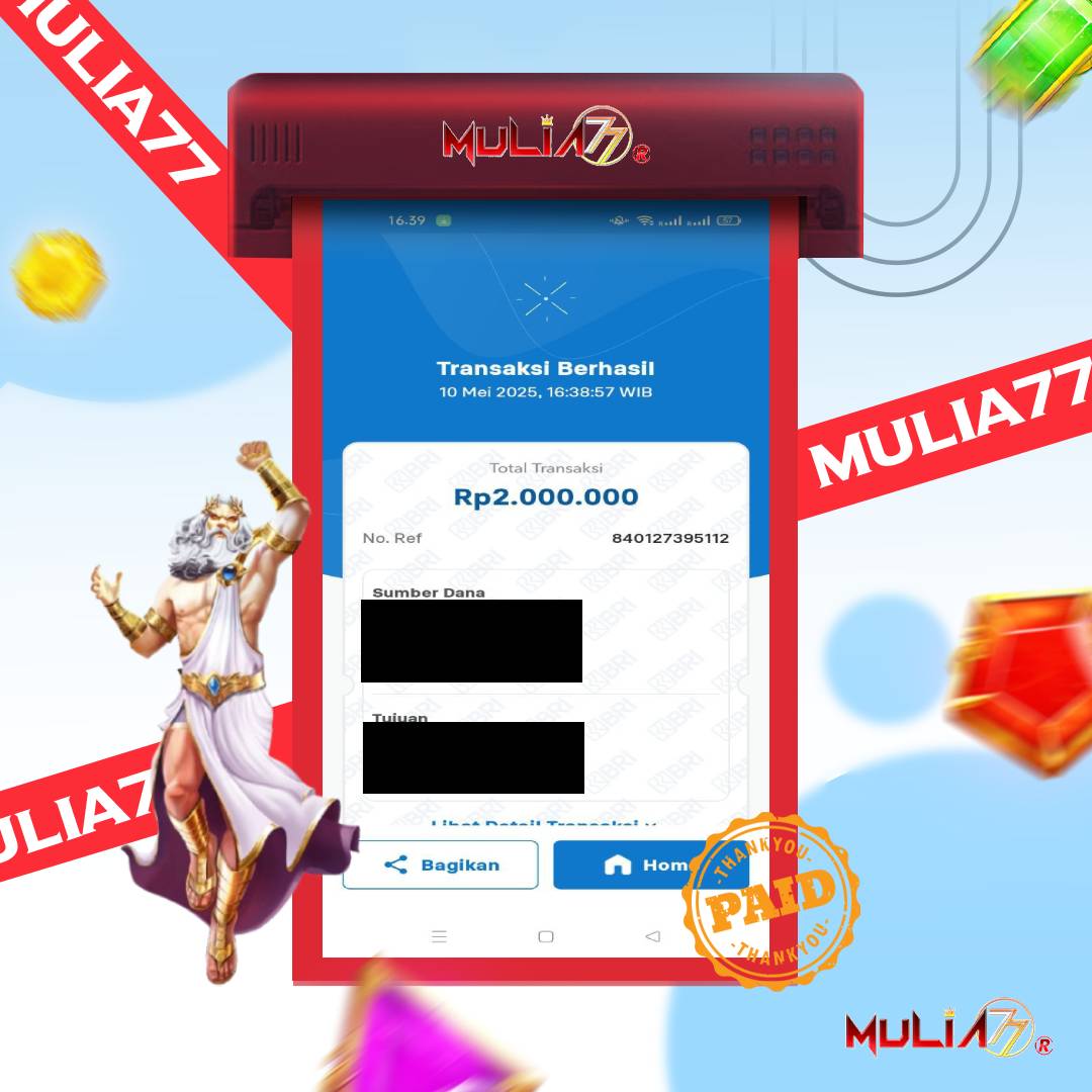 Menang Jackpot Slot Online Gacor MULIA77 Resmi Rp 2.000.000