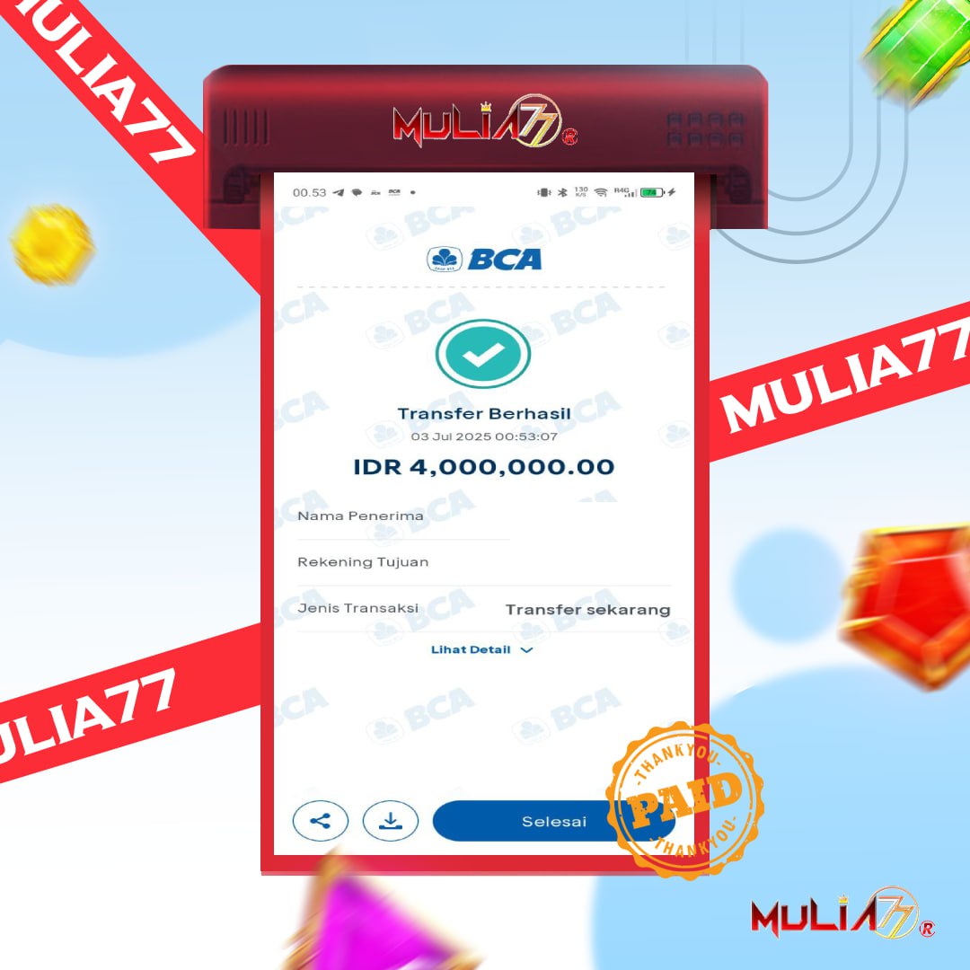 Menang Jackpot Slot Online Gacor MULIA77 Resmi Rp 4.000.000