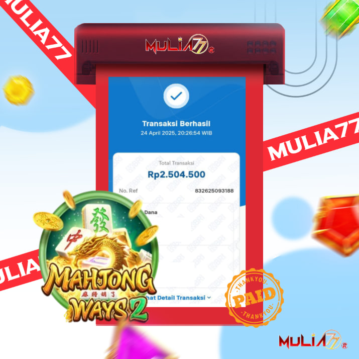 Menang Jackpot Slot Online Gacor MULIA77 Resmi Rp 2.502.000