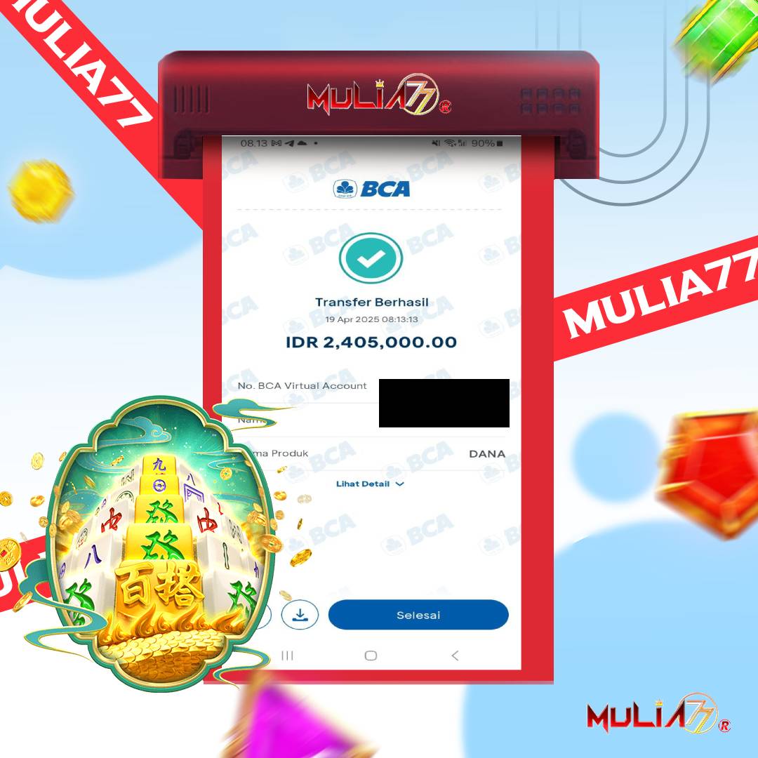 Menang Jackpot Slot Online Gacor MULIA77 Resmi Rp 2.405.000