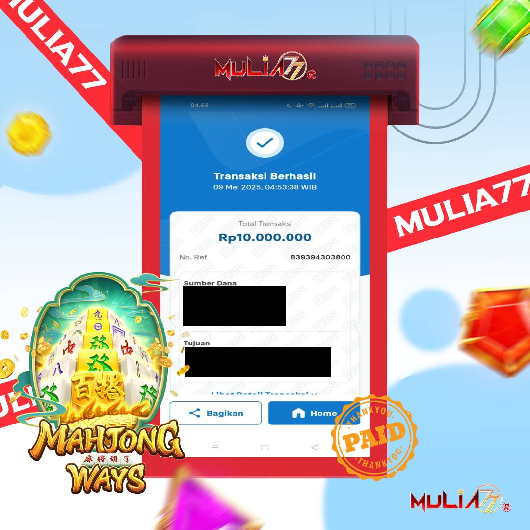 Menang Jackpot Slot Online Gacor MULIA77 Resmi Rp 10.000.000