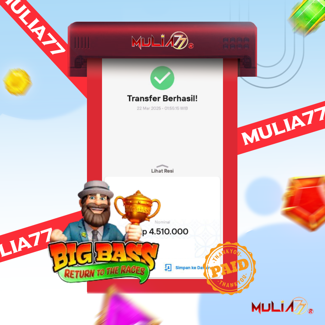  Menang Jackpot Slot Online Gacor MULIA77 Resmi Rp 4.510.000