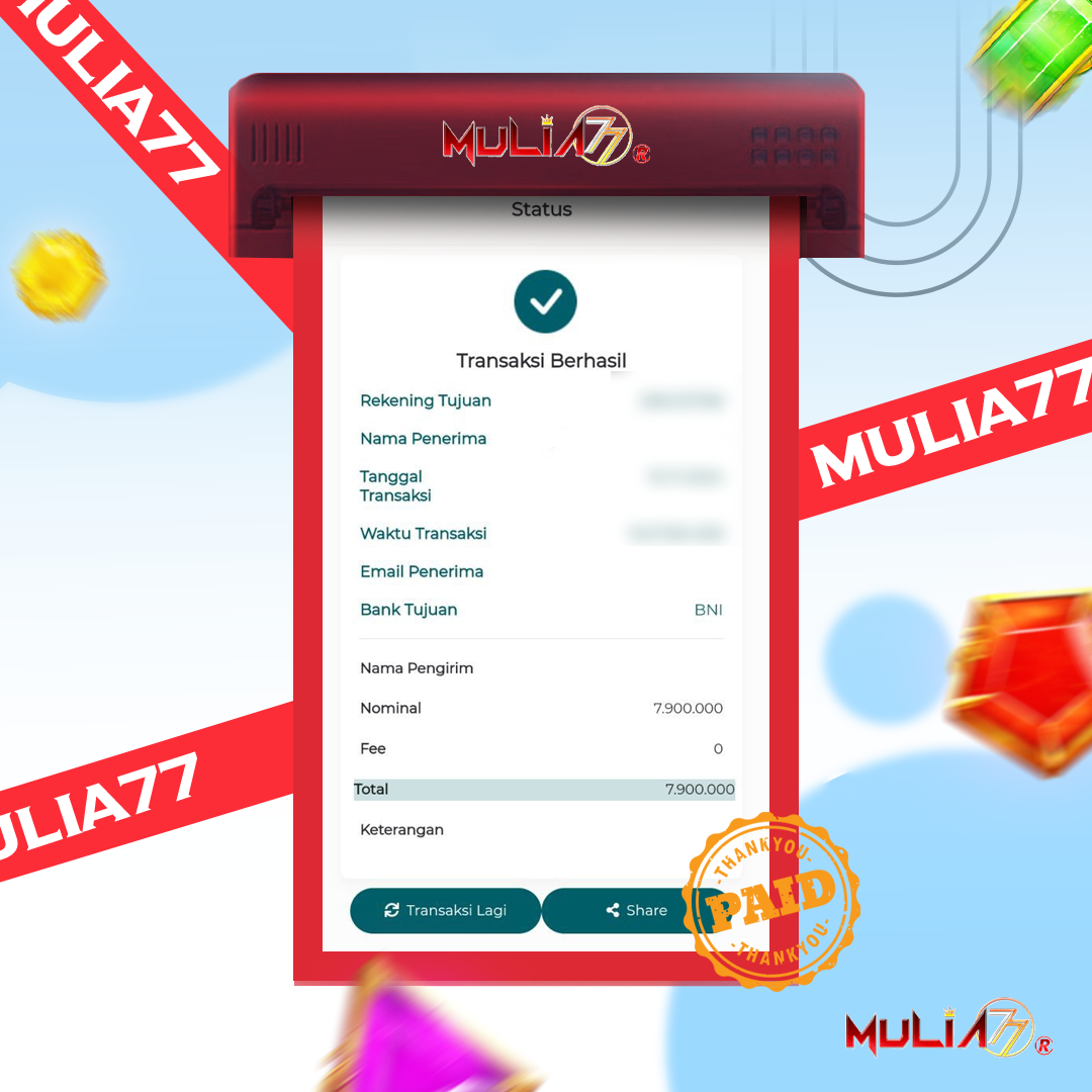 Menang Jackpot Slot Online Gacor MULIA77 Resmi Rp7.900.000