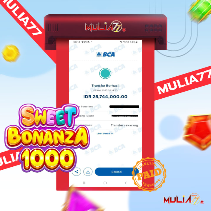 Menang Jackpot Slot Online Gacor MULIA77 Resmi Rp 25.744.000