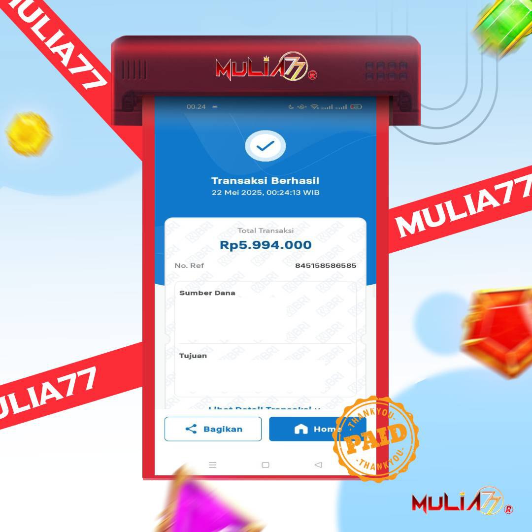 Menang Jackpot Slot Online Gacor MULIA77 Resmi Rp 5.994.000