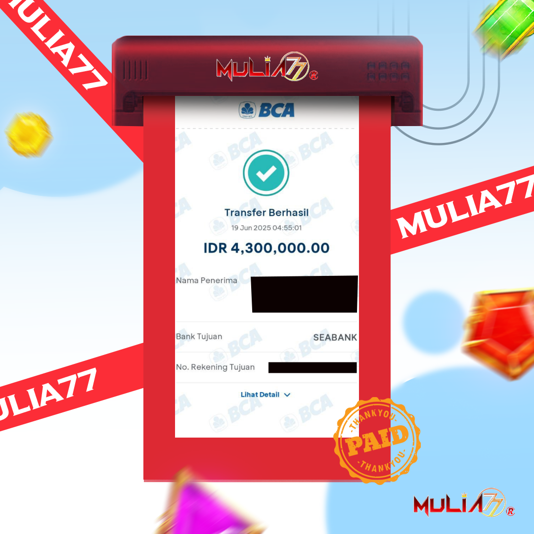 Menang Jackpot Slot Online Gacor MULIA77 Resmi Rp 4.300.000