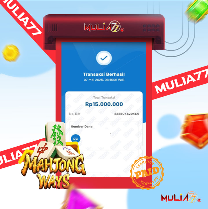 Menang Jackpot Slot Online Gacor MULIA77 Resmi Rp 15.000.000
