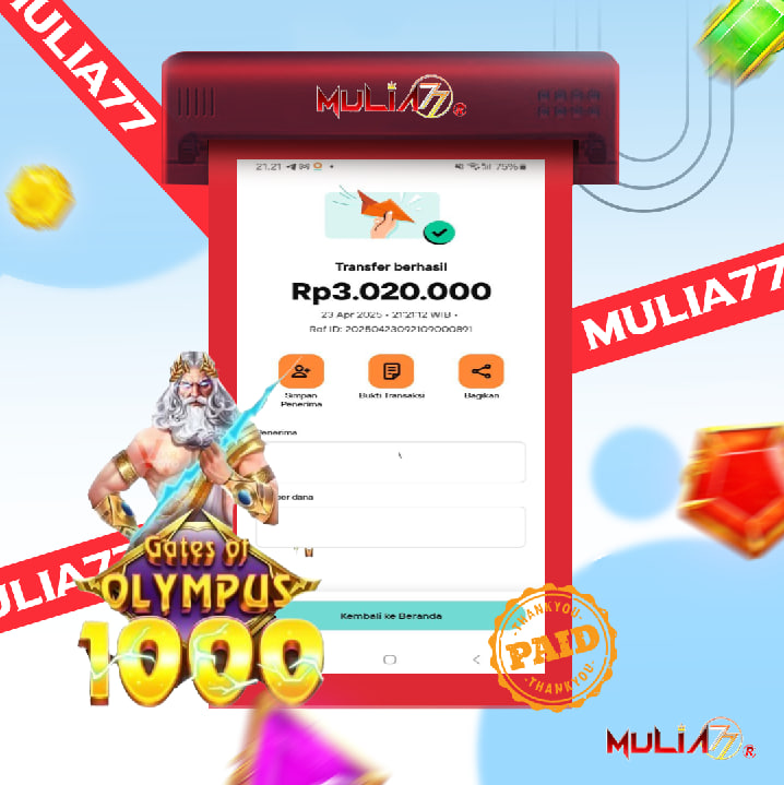 Menang Jackpot Slot Online Gacor MULIA77 Resmi Rp 3.020.000